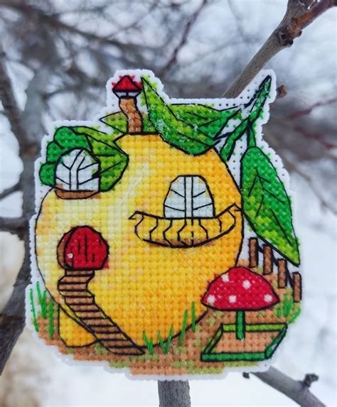 Garden Stories Lemon Cross Stitch Pattern Code Ska Svetlana