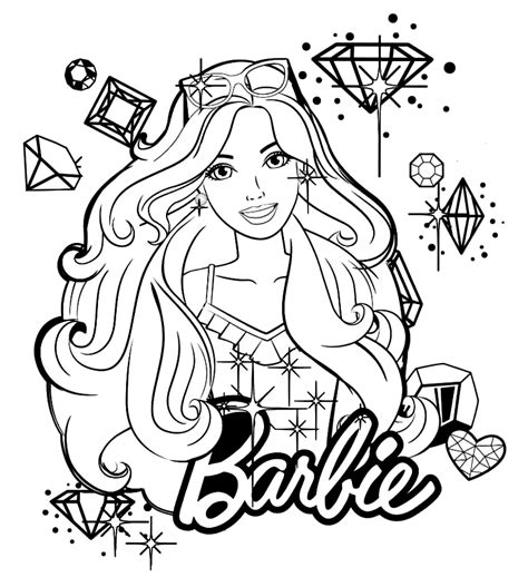 116 Barbie Coloring Pages