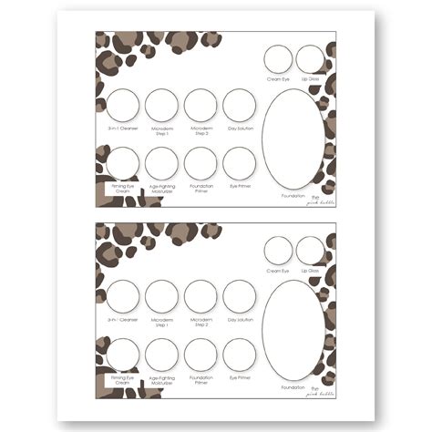 Free Printable Mary Kay Tray Inserts Printable Templates