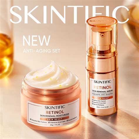 Jual SKINTIFIC Official 2pcsAnti Aging Anti Wrinkle Retinol Set