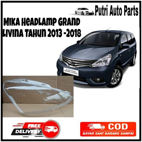 Mika HeadLamp Lampu Depan Nissan Grand Livina Original Tahun 2013 2014