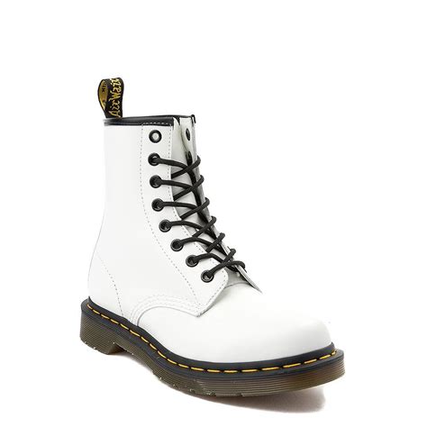 Womens Dr Martens 1460 8 Eye Boot White Journeys