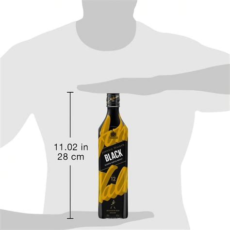 Whisky Johnnie Walker 750ml Escocês Blended Black Label Garrafa Edição