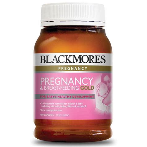 โปรโมชน Blackmores Pregnancy and Breastfeeding Gold 180 Capsules