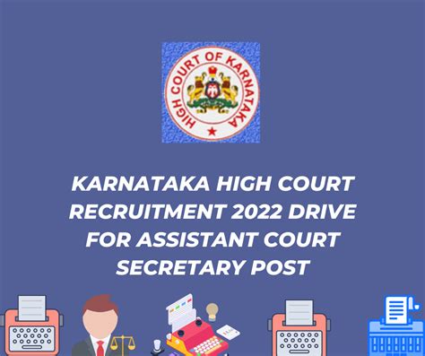 Karnataka High Court Recruitment 2022 Drive For Assistant Court