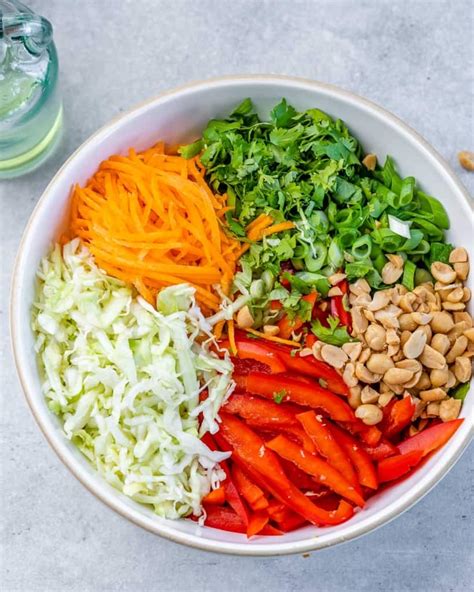 Thai Peanut Salad Healthy Fitness Meals