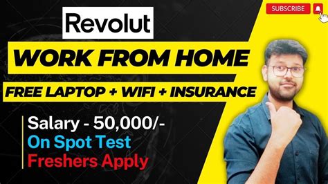 Revolut Work From Home Job Free Laptop Earn K Days Working