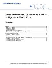 L Crossrefcaptionstof Pdf Cross References Captions And Table Of