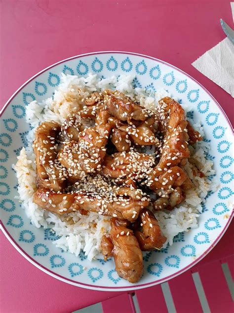 Recette de Poulet caramélisé à l ail et au miel