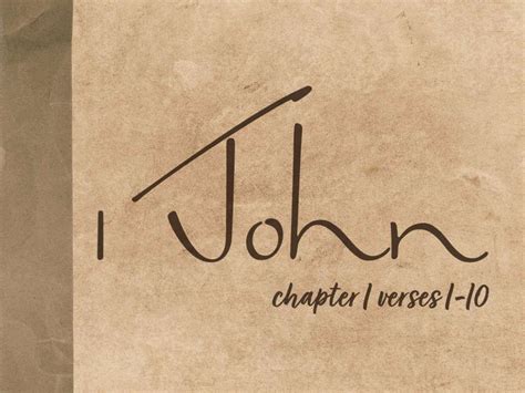 1 John 1:1-10