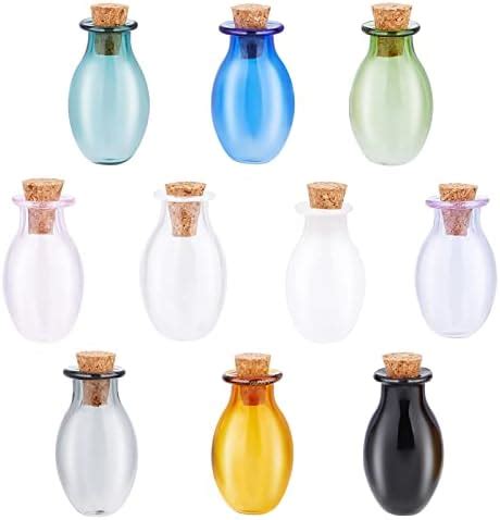 Amazon Tai Dian Mini Glass Color Bottles Rectangle Cute Bottles