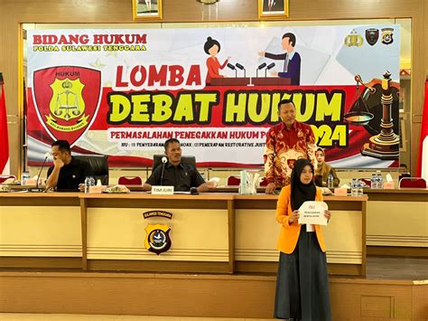 Sambut Hari Bhayangkara Ke 78 Bidkum Polda Sultra Gelar Lomba Debat