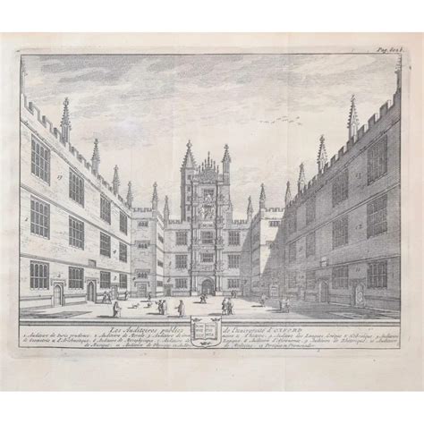 Public Schools Oxford University By Pieter Van Der Aa After David Loggan