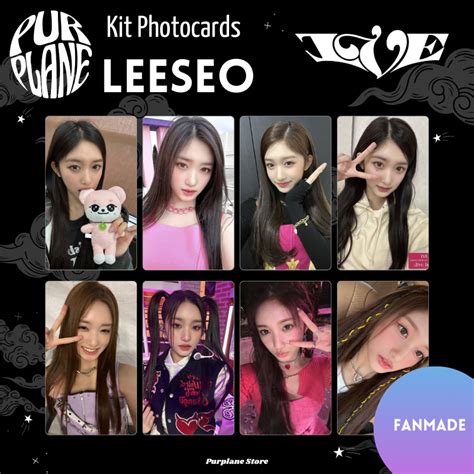 Photocards Leeseo IVE Selca Kpop Fanmade Shopee Brasil