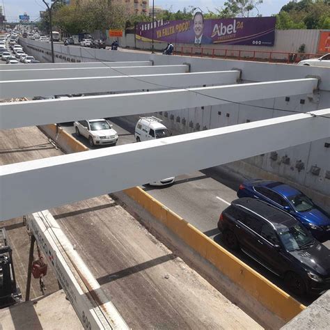 En fase final trabajo de paso a desnivel de la avenida 27 de Febrero