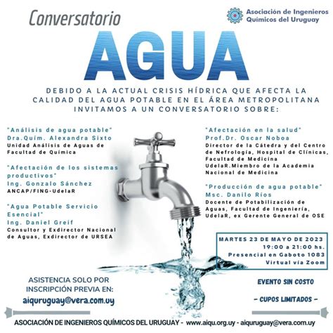 Conversatorio Sobre El Agua Sociedad Uruguaya