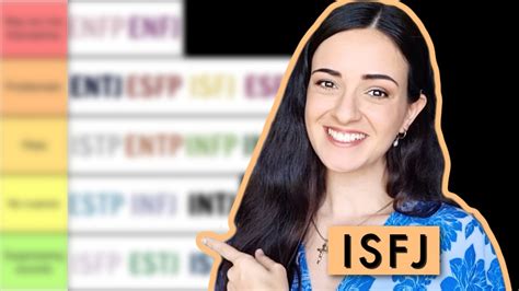 ISFJ Tier Ranking The 16 Personalities YouTube