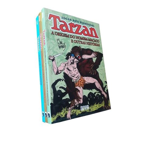 Box Pack Tarzan De Joe Kubert Novo Lacrado Shopee Brasil