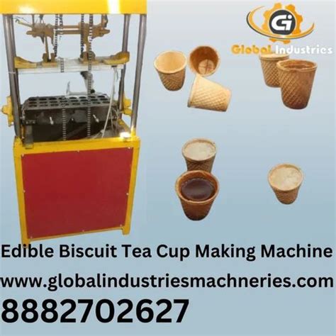 Edible Biscuit Tea Cup Making Machine At Rs Piece Edible Tea