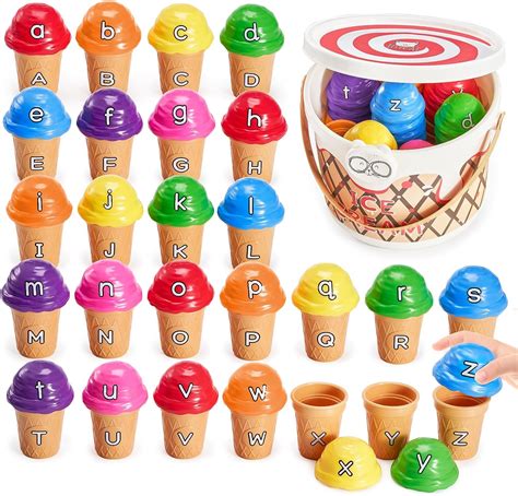 Joycat Ice Cream Alphabet Learning Toys 52 Pieces Philippines Ubuy