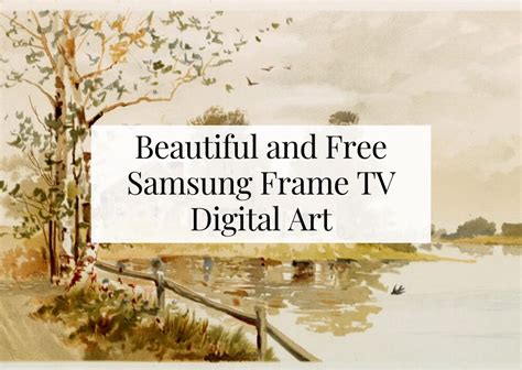 Beautiful and Free Samsung Frame TV Digital Art - 804 Sycamore