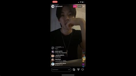 Khakii Instagram live 24th June 2020 Wavy Khakii 카키 YouTube