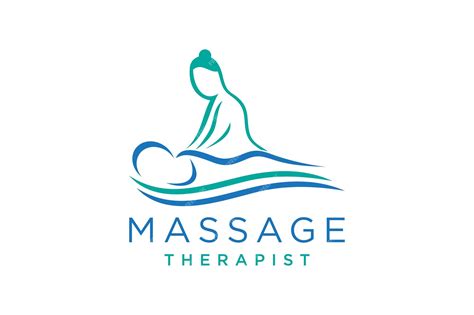 Massage Logo Design Travail Manuel Ou Soin Des Mains Logo Pour Un Salon