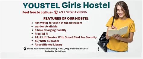 We At Youstel Girls Hostel In Pune Girls Hostel Near Prestige Corner