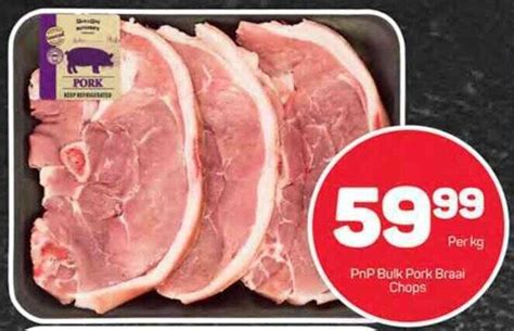 PnP Bulk Pork Braai Chops Offer At Pick N Pay Hypermarket