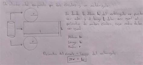 Solved Observa El Cilindro Cu L Desarrollo Plano Permite Su