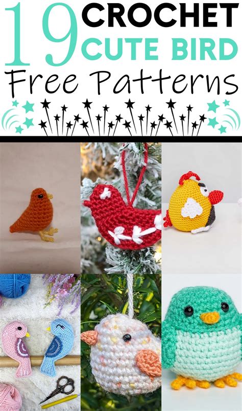 Free Crochet Bird Patterns For Beauty Seekers Clairea Belle Makes