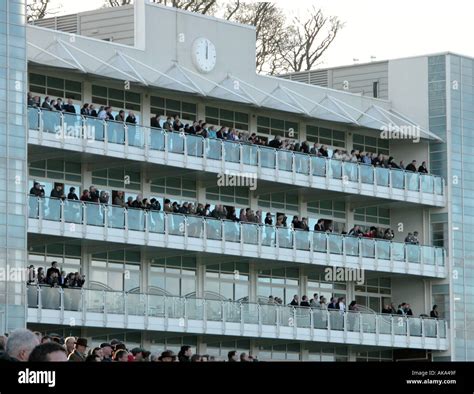 hospitality suites at Sandown Park Stock Photo - Alamy