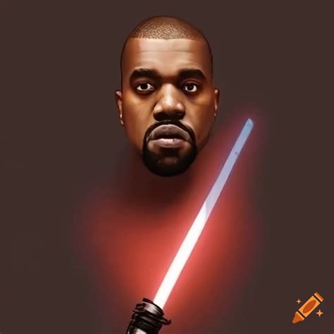 Kanye West With A Lightsaber On Craiyon