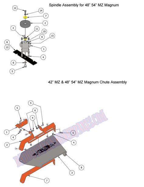 Bad Boy Mowers 2014 Mz Magnum Chute Assembly Parts And Accessories