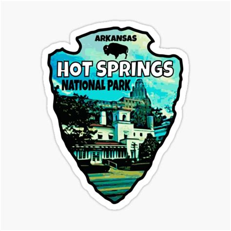 Hot Springs National Park Arkansas Sticker For Sale By BillGulino 1