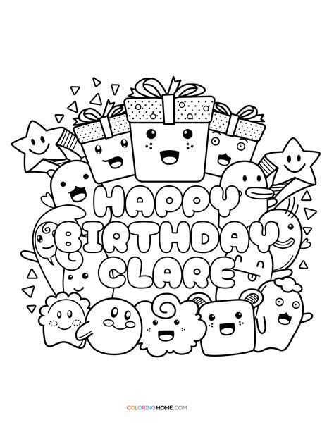 Clare Name Coloring Pages Coloring Home