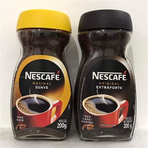 Nescafe Matinal Suave Original Extraforte 100 Cafe 200g Dark Roast