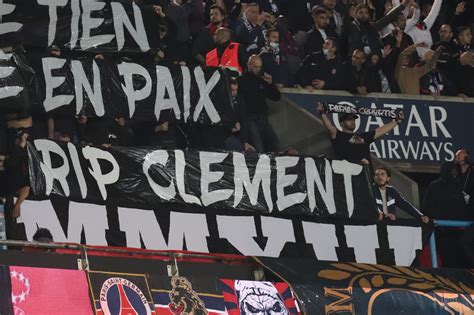 10J L1 OM Clément l hommage des Ultras du PSG Les Titis du PSG