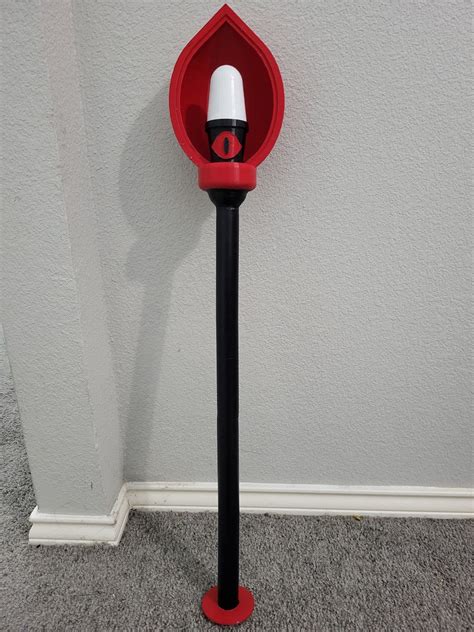 3D Printed + Painted Hazbin Hotel Alastor Cosplay Microphone - Etsy