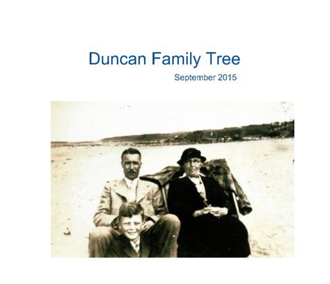 Duncan Family Tree by Peter Duncan | Blurb Books