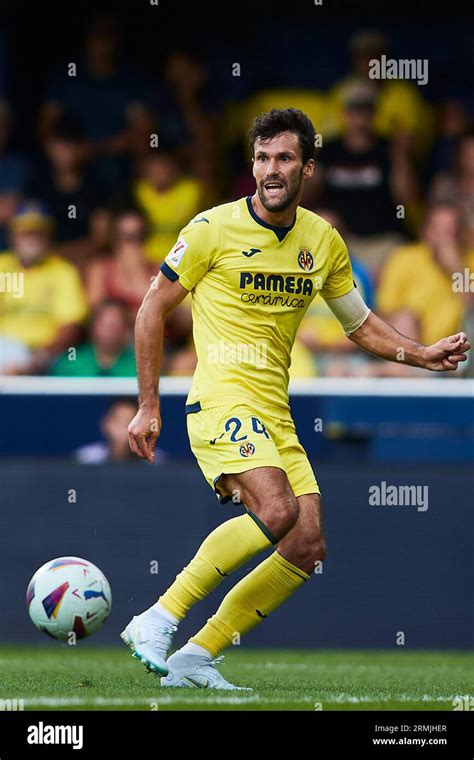 Alfonso Pedraza Villarreal CF 24 In Action During The LaLiga Match