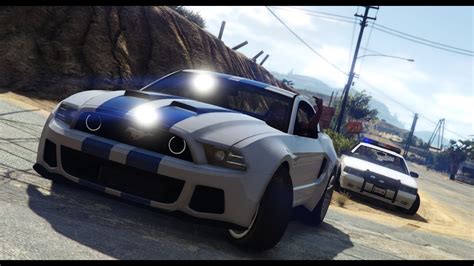 Gta V Nfs Movie Shelby Mustang Police Chase Pc Mod Youtube