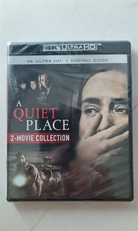 A Quiet Place 4K UHD Blu Ray 2 Movies Collection Hobbies Toys Music