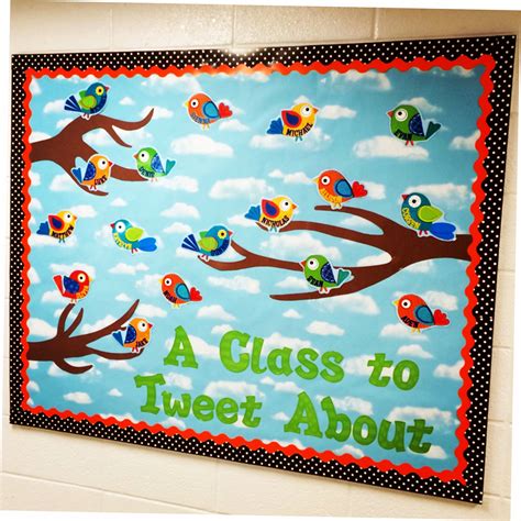 Back To School Bulletin Board Bird Theme Bird Classroom Theme Classroom Update Classroom