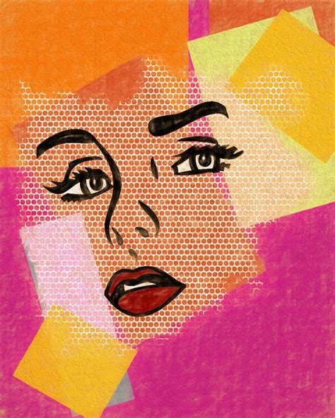 Pop Art Comic Woman Mixed Media By Dan Sproul