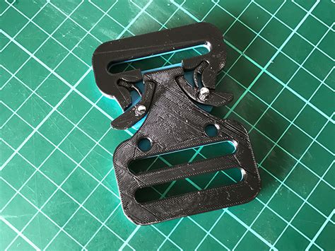 3d Printed Quick Release Belt Buckle By Timcreatealase Pinshape