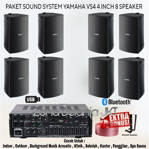 Jual Paket Sound System Speaker Cafe Restoran Kantor Klinik Aula Yamaha