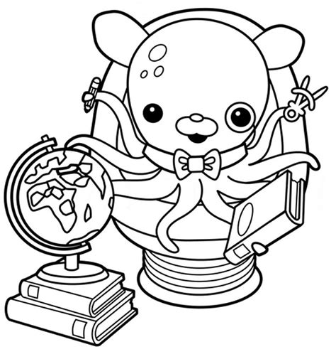 Gup X Octonauts Coloring Pages