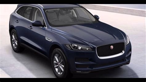 2016 Jaguar F Pace Dark Sapphire Blue Youtube