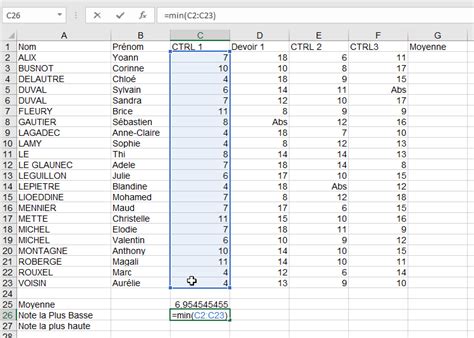 D Couvrir Imagen Faire Une Moyenne Sur Excel Formule Fr